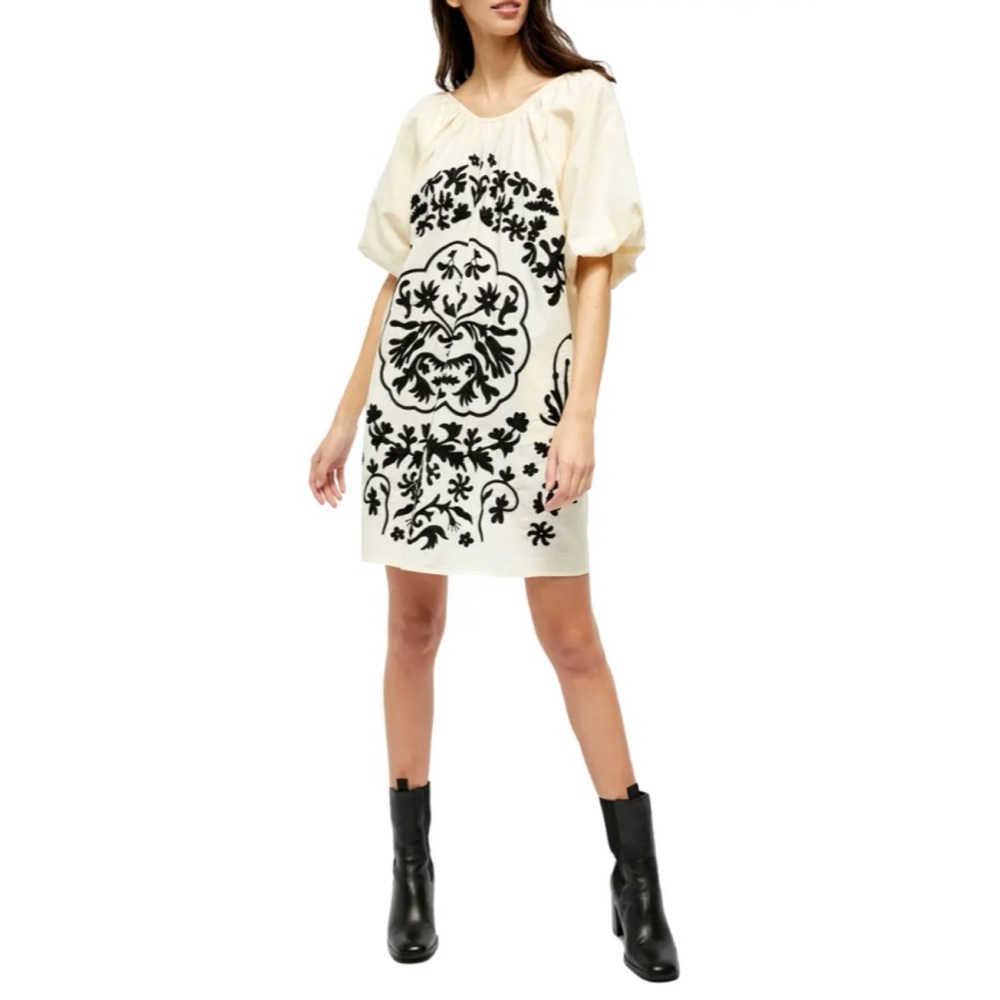 FREE PEOPLE Fiona Embroidered Mini Dress NWT XS - Picture 13 of 15